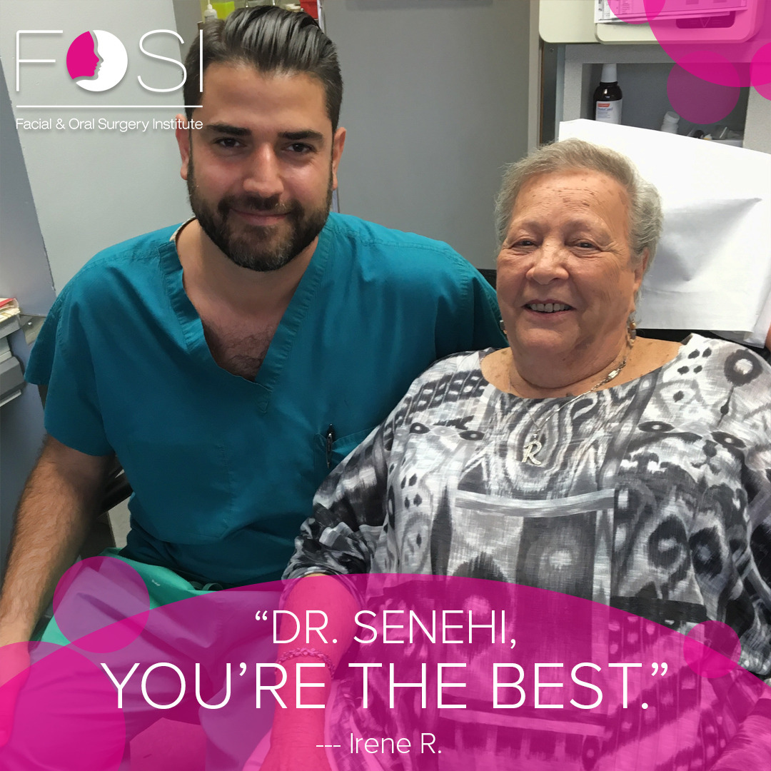 Dr. Navid Senehi and Facial and Oral Surgery Institute is the best according to Irene R.